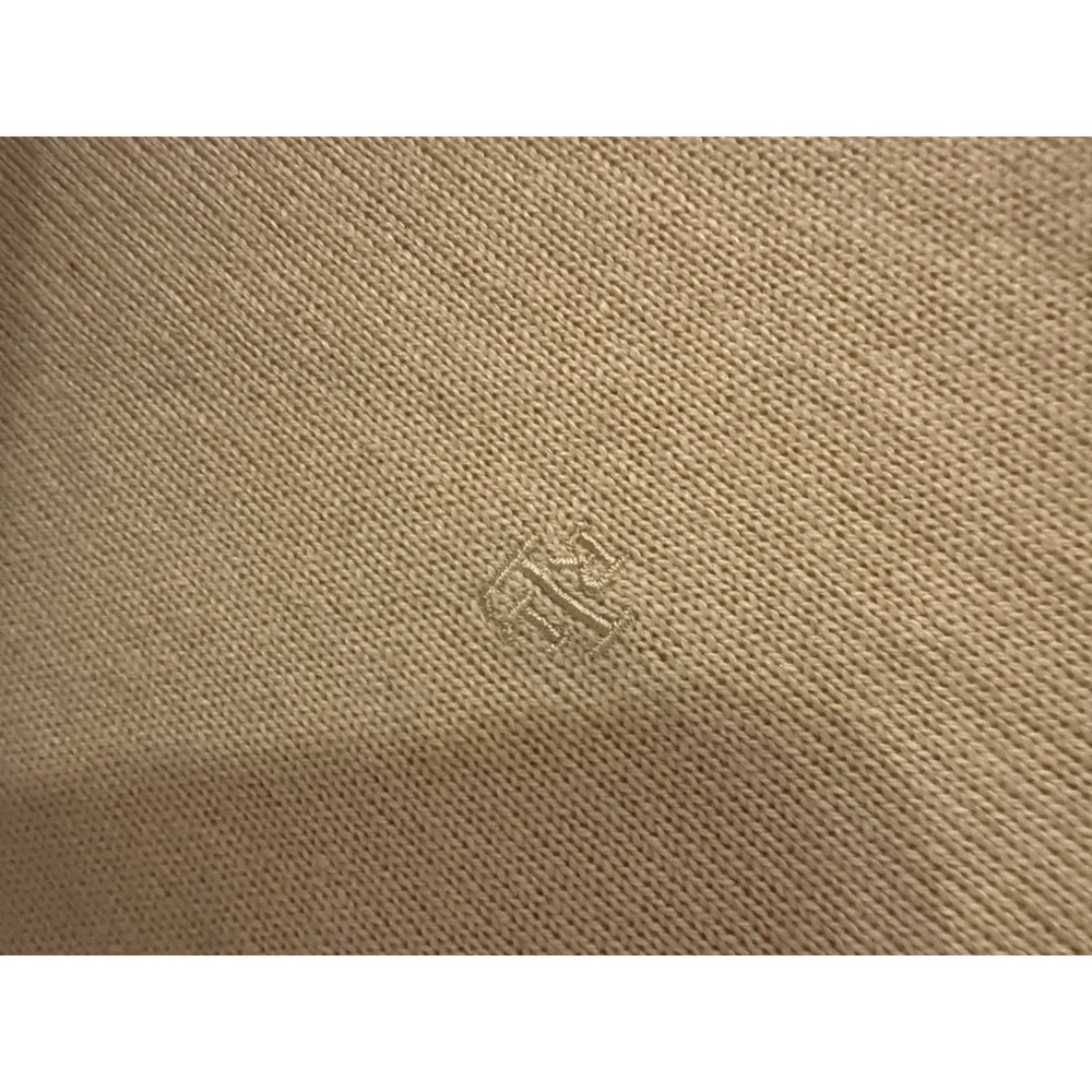 Lauren Ralph Lauren Cream Silk Cashmere Turtleneck Sweater NWT LRL Logo L - Picture 5 of 9